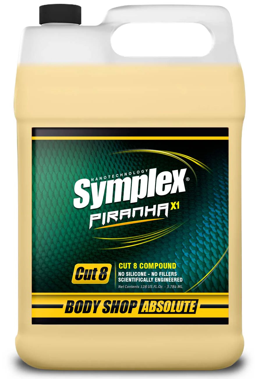 Piranha X1 Cut 8 Body Shop Compound Gallon