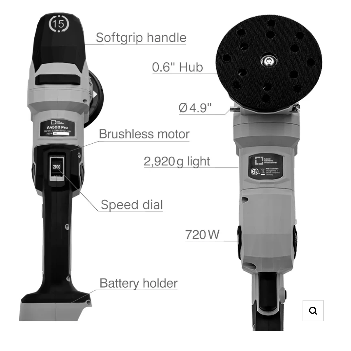 A4500 PRO BATTERY POLISHER