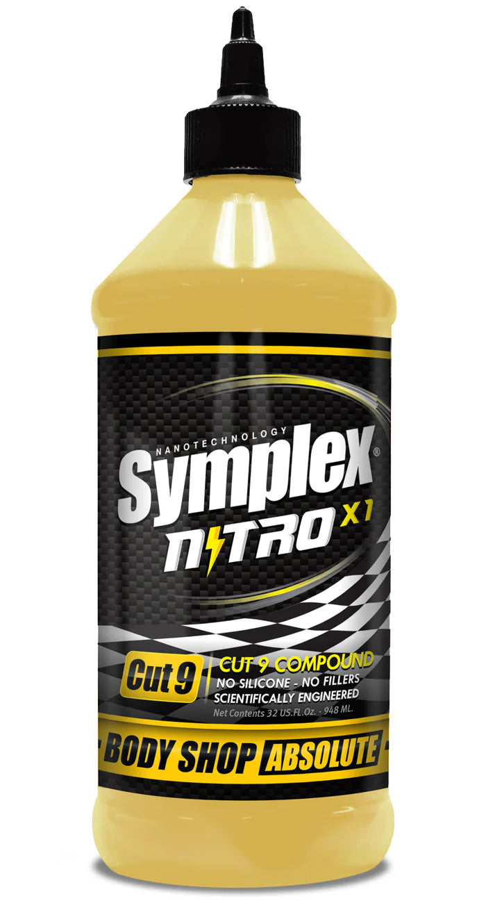 Nitro X1 Cut 9 Body Shop Compound 32oz
