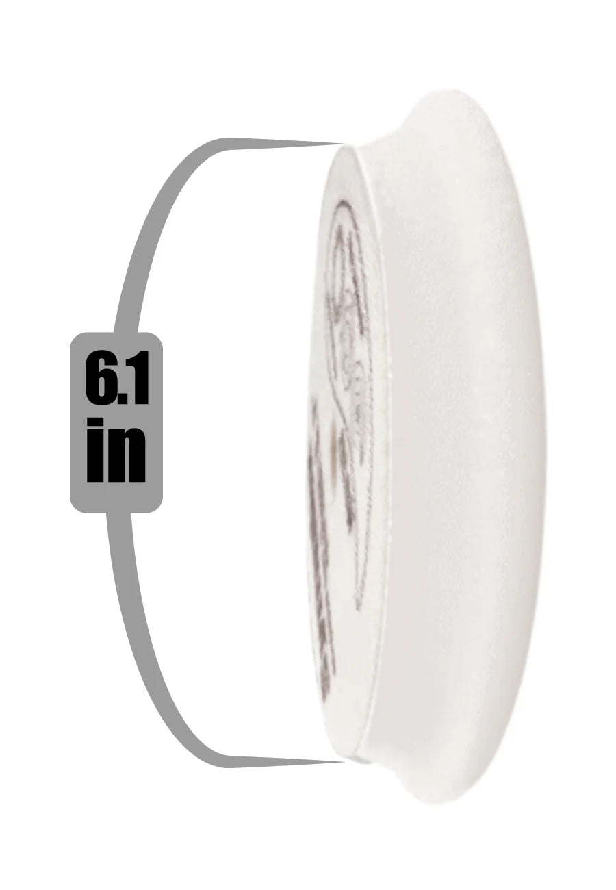 Pad White Euro Foam Finishing 6"