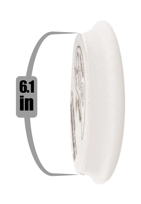 Pad White Euro Foam Finishing 6"