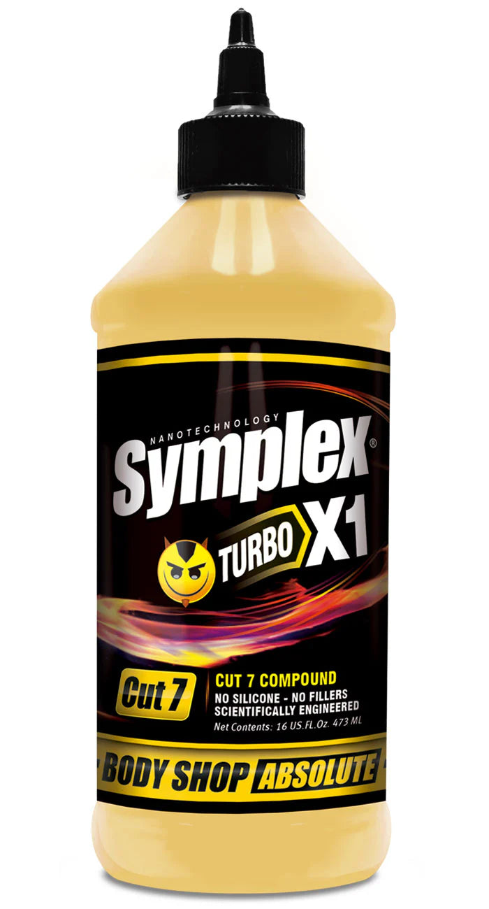Turbo X1 Cut 7 Body Shop Compound 16oz