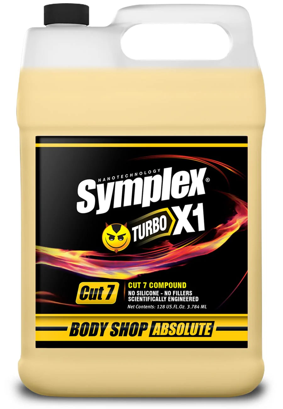 Turbo X1 Cut 7 Body Shop Compound Gallon
